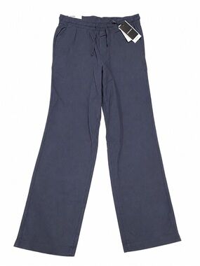 Jack & Jones Linen Blend Drawstring Pants - Navy, M